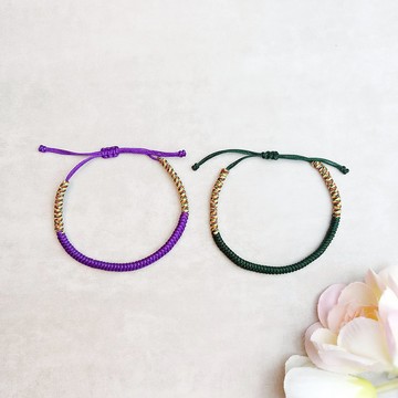 手繩 客製化手繩手環 情侶手繩 (套裝)【自選顏色】TB007(L)