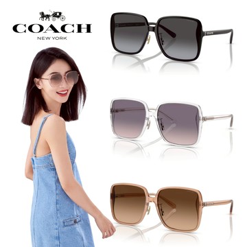 COACH｜吳謹言代言 新款墨鏡組合 HC8368D多款任選【葛洛麗雅眼鏡】