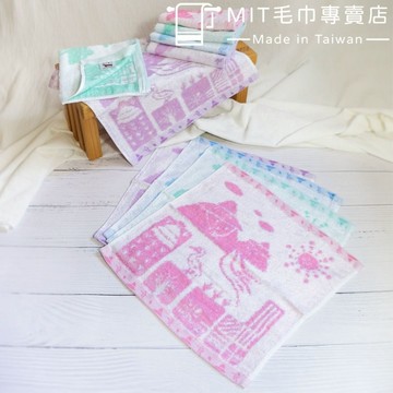 台灣製造 農夫稻穗精梳棉方巾/手帕 幼兒園手帕 幼兒園小毛巾細緻方巾 純棉方巾 洗臉方巾 吸水方巾 薄方巾