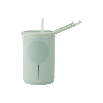 丹麥Design Letters 330ml 360度不側漏吸管水壺 – 綠