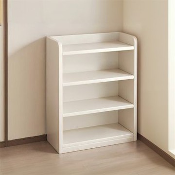 【匠俱】書架-4層- 60x30*106cm(置物架 多層收納櫃 儲物櫃 家用書櫃奶油風落地實木客廳矮櫃)