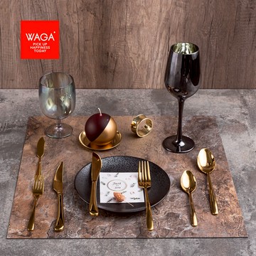 WAGA 極致款待 餐具套組｜手捻鈦金｜十三件組