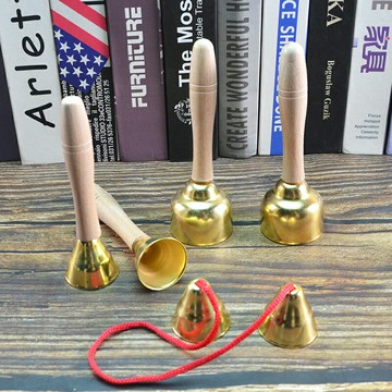 打擊樂器兒童教具銅鈴上課手鈴撞鈴幼兒園早教音樂碰鈴碰鐘奧爾夫