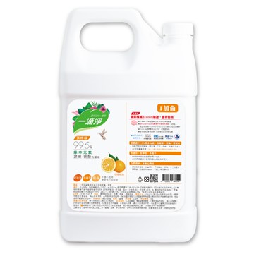 一滴淨蘆薈多酚洗碗精1加侖 柑橘