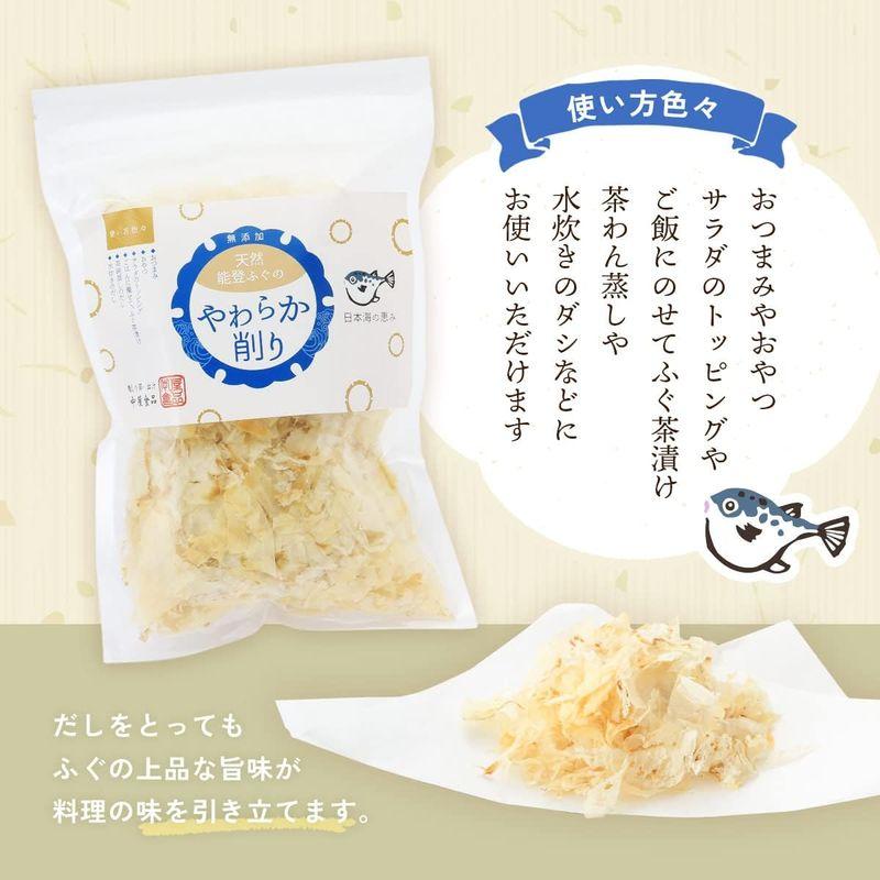 中屋食品 削り節 天然能登ふぐのやわらか削り 30g ふぐ けずりぶし 天然能登 削り節 だし ダシ