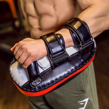 拳擊手靶 勞拉之星拳擊腳靶反應靶散打pu手靶訓練拳靶跆拳道弧形兒童陪練靶【MJ7913】