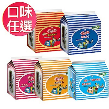 統一麵系列風味泡麵(5入/袋，口味任選共3組)