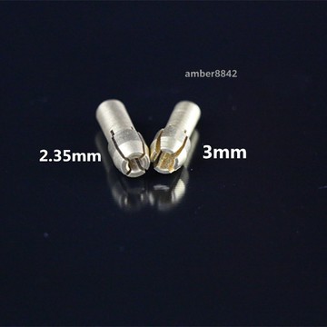 ⚡精選五金⚡電磨專用夾頭2.35mm3MM銳雕小電磨木雕根雕小型電磨機
