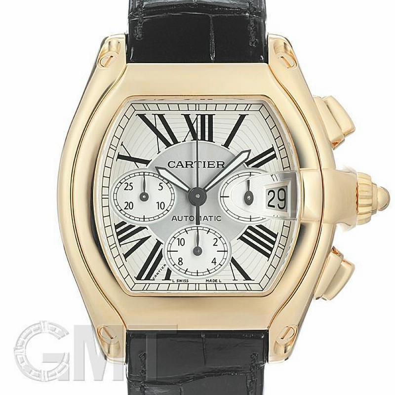 カルティエ ロードスター クロノグラフ W62021Y3 イエローゴールド CARTIER 中古メンズ 腕時計 送料無料 | LINEショッピング