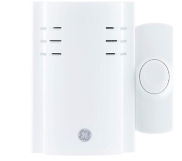 [3美國直購] 門鈴 GE  Doorbell Kit, Plug-In Receiver, 1 Push Button, 2 Melodies, 4 Volume Levels, 150 Ft Range