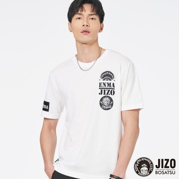 【㊙年貨獨家價】地藏當街運動機能十字繡短TEE(米白) - BLUE WAY 地藏小王