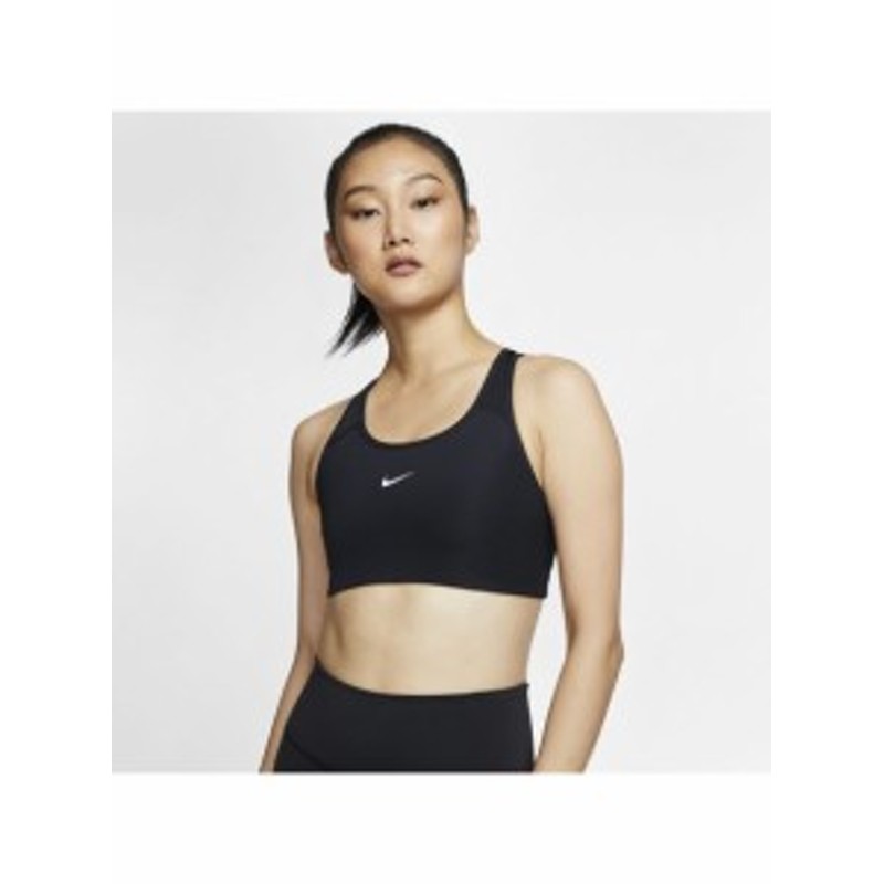 ナイキ レディーススポーツウェア ワークアウトスポーツブラ AS W NK DF SWSH 1PP BRA BV3637-010 レディース  BLACK/WHITE