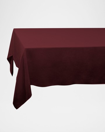Linen Sateen Tablecloth, 70" x 90"
