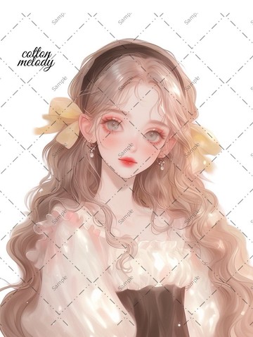 original sticker no.994 人物貼紙 原創貼紙 人物貼紙 女孩貼紙 原創人物貼紙