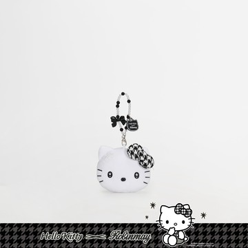 Hello Kitty吊飾零錢包(千鳥格系列)