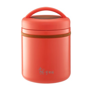 Hi CHEF 掌廚 可樂膳 摩奇陶瓷不鏽鋼提鍋 - 1200/920ml  紅色  1個