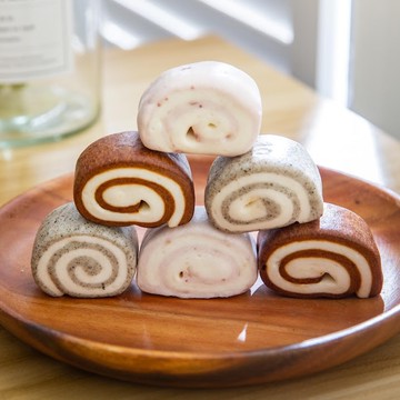 京采 Bao·Mantou - 三色牛奶小饅頭(奶素)-270g