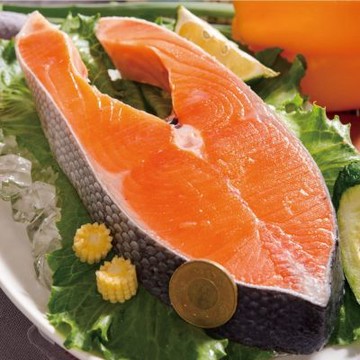 【鮮綠生活】厚切智利鮭魚切片(380克)共16片