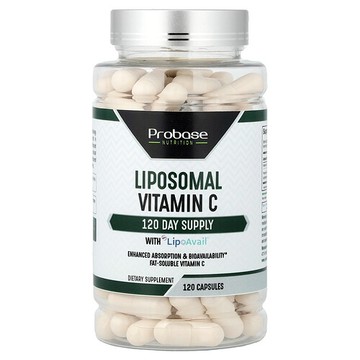 Probase Nutrition, Liposomal Vitamin C, 120 Capsules