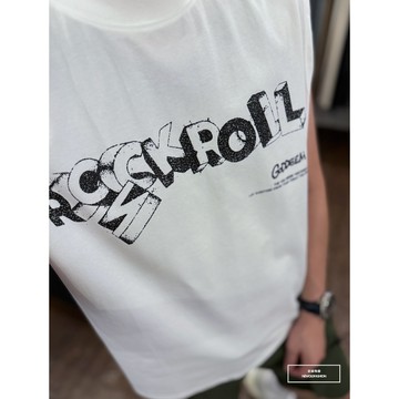 E7th.厚磅積木英文棉質背心-白(E7S80032405)