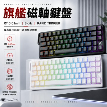 磁軸鍵盤 電競鍵盤 HE鍵盤 Rapid Trigger RT0.01 8KHz RGB 有線鍵盤