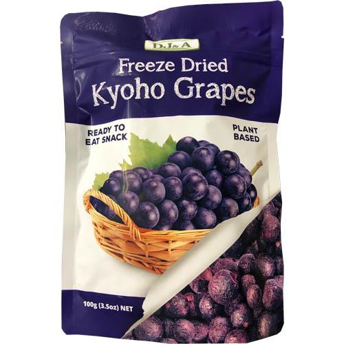 DJ＆A フリーズドライ 巨峰 100g Freeze Dried Kyoho Grapes