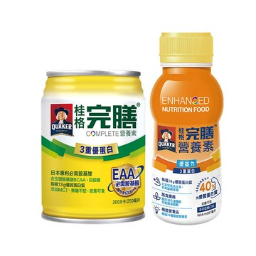 桂格完膳體驗組｜3重優蛋白X1罐+優基力3重蛋白X1罐