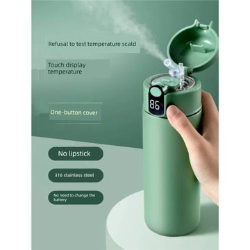 ins316不銹鋼保溫杯子女生高顏值大容量兒童帶吸管小學生男水壺