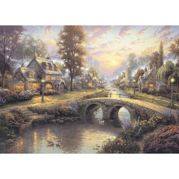 HC - 畫作系列 台灣製 520片夜光拼圖 520-002P