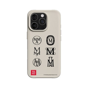 iPhone 16 Pro SolidX 貝殼灰 - The MET - THE MET 復古 logo