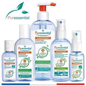 Puressentiel 防疫乾洗手 法國精油乾洗手 乾洗手凝露 250ml ( 含茶樹、薰衣草、檸檬精油 )【巴黎丁】