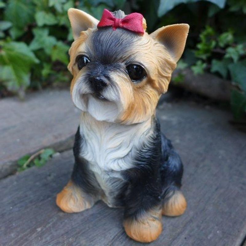 人形　犬　彫像　オブジェ　置物　インテリア　工芸品　美術品　A2514 人形 木彫り 犬 置物 アジアン雑貨 カラフル 木製 バリ犬