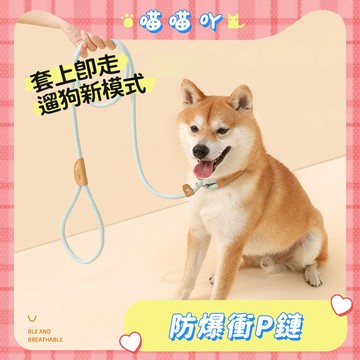 牽引繩 寵物外出繩 寵物牽引繩 狗狗牽引繩 遛狗繩 遛貓繩 防暴沖P鏈 防掙脫 牽繩 狗狗牽繩 超質感小中大型犬