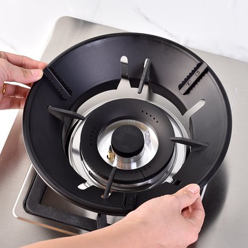 煤氣液化燃氣灶防風罩支架子聚火節能圈擋風家用鍋防滑配件通用型