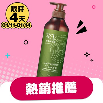 花王低敏無添加洗髮精500ml水感平衡