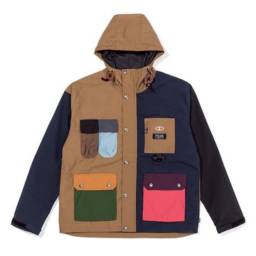 日本限定 60/40 POLER MOUNTAIN PARKA / 全天候山系派克大衣 / 防水、防風、透氣大衣 /  ※特氟龍防水處理※ / 多色拼接