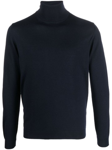 Roberto Collina - wool roll-neck jumper - men - Wool - 58 - Blue