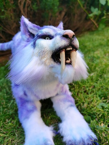 老虎魔獸世界奇幻動物怪物可擺姿勢藝術娃娃定制