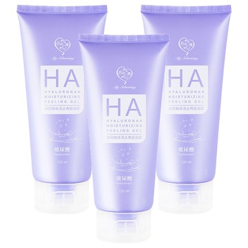 MY SCHEMING 我的心機 玻尿酸保濕去角質凝膠  120ml  3條