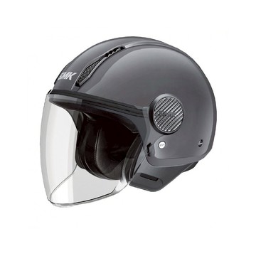 【通勤首選】SNK LAMINAR 素色 ANTHRACITE GLDA 600 沈穩灰 3/4罩安全帽