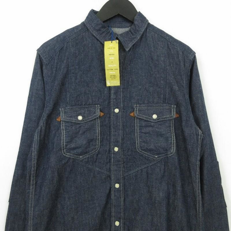 未使用 GERUGA ゲルガ 長袖デニムシャツ GR-S-102 18AW