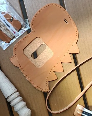 恐龍真皮卡套DIY材料包