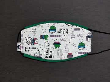 手工立體口罩  純棉不織布  舒適  透氣  可水洗