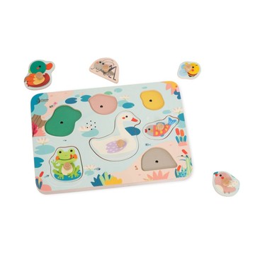 Classic World 池塘派對-手抓板音效拼圖 手眼協調 手抓板