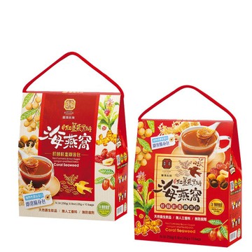 豐滿生技 紅薑黃黑糖海燕窩/桂圓紅棗(即溶包)任選(25gx10包/盒)3盒組