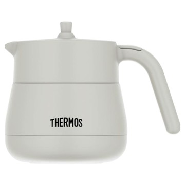 THERMOS 膳魔師 不鏽鋼保溫壺  淺灰色  450ml  1個