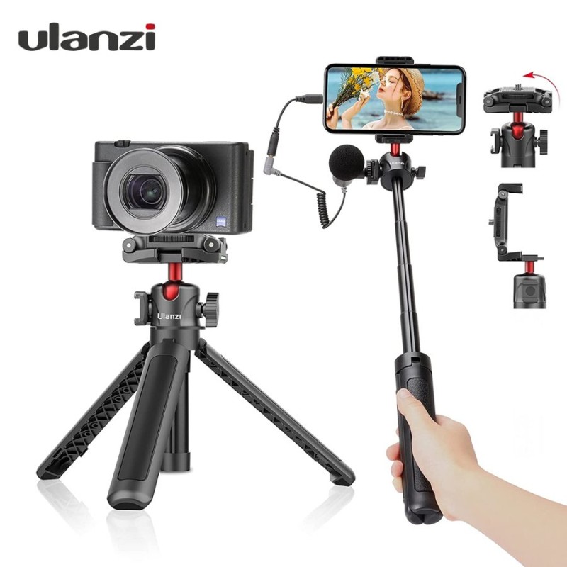 Ulanzi MT-41 三脚 ミニ三脚 スマホホルダー 4段階伸縮 自由雲台 360°回転 GoPro対応 ビデオカメラ 一眼レフカメラ Canon  Nikon iPhone/Android スマホ等対応 通販 LINEポイント最大0.5%GET | LINEショッピング