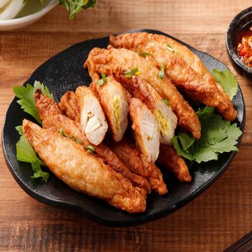 【華得水產】 東港旗魚爆蛋黑輪(300g/包)x10包