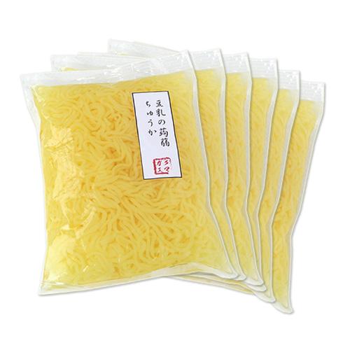 豆乳の蒟蒻 ちゅうか 200g×6 クマガエ 豆乳こんにゃく(中華麺) 送料無料