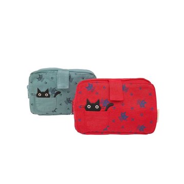 卡拉貓可愛貓咪零錢包女迷你拉鏈多功能硬幣耳機護墊包鑰匙收納包